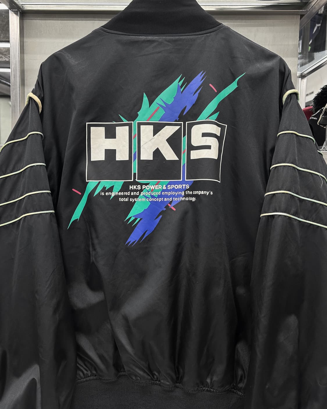 HKS SPORTS 오일 스플릿 레이싱 봄버 자켓 상품이미지2