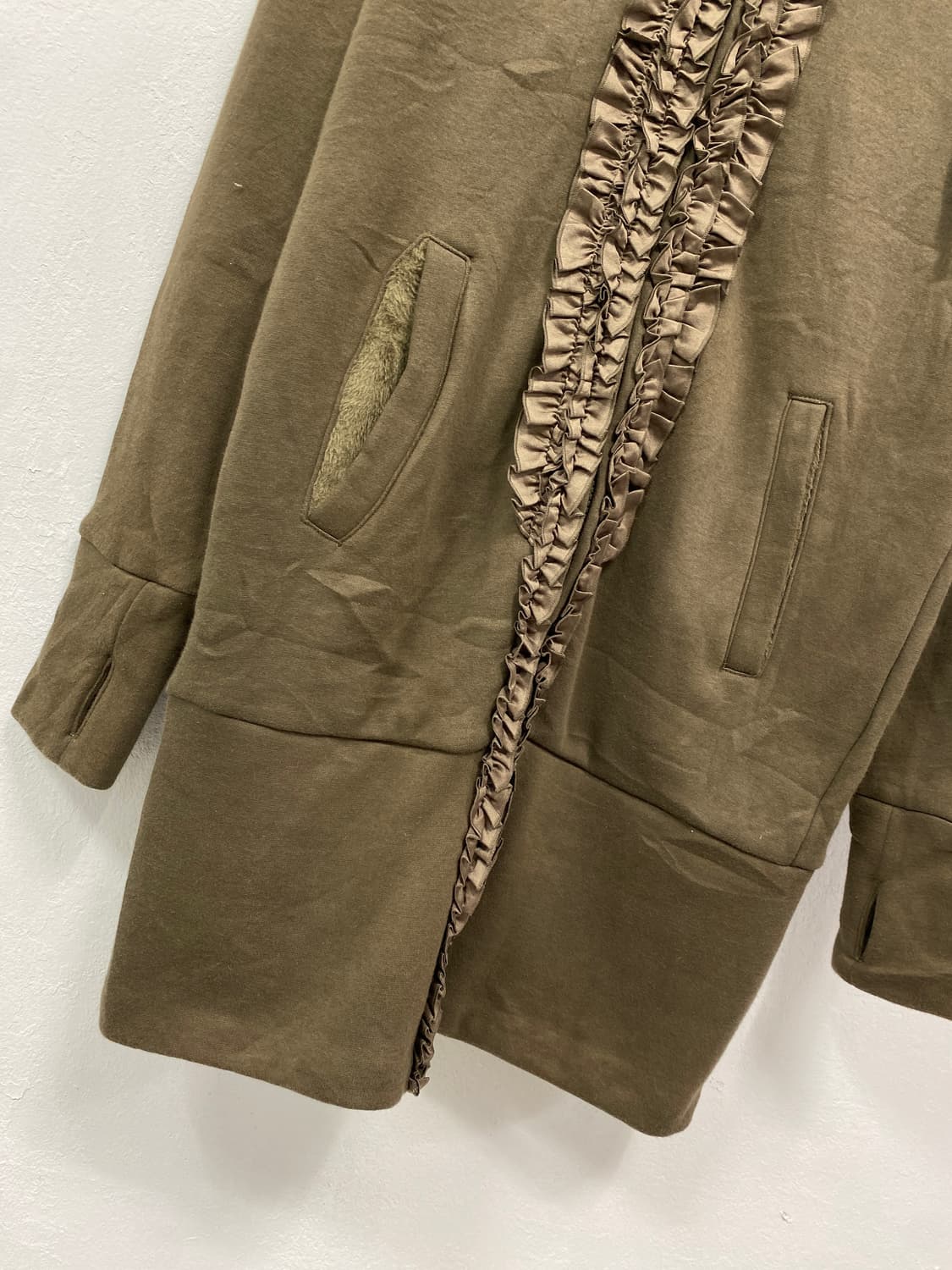 [&LOVE] 말차라떼 맛 레이스 후드집업 원피스 상품이미지7