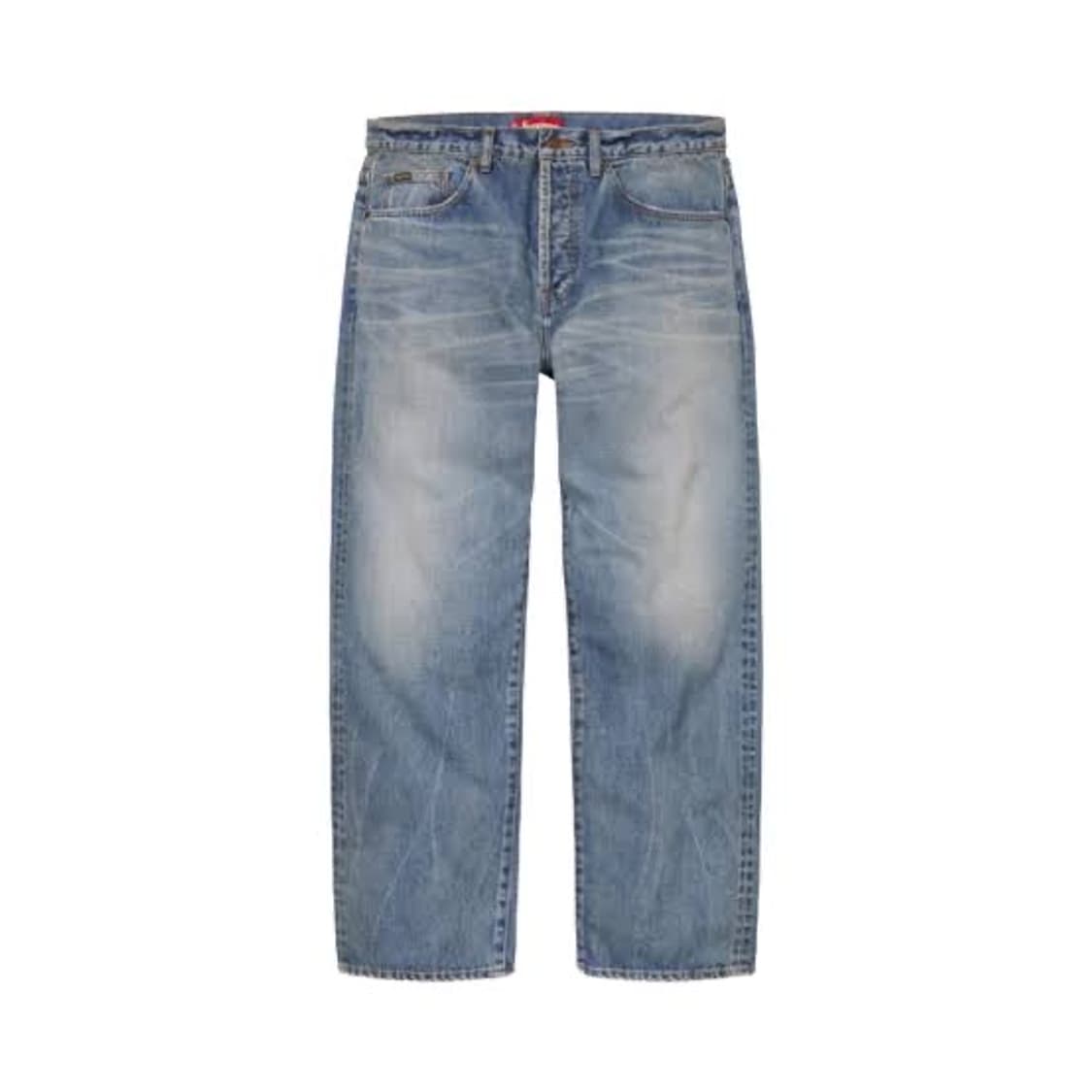 [30] 슈프림 디스트레스드 진 24FW 워시드 인디고 상품이미지1