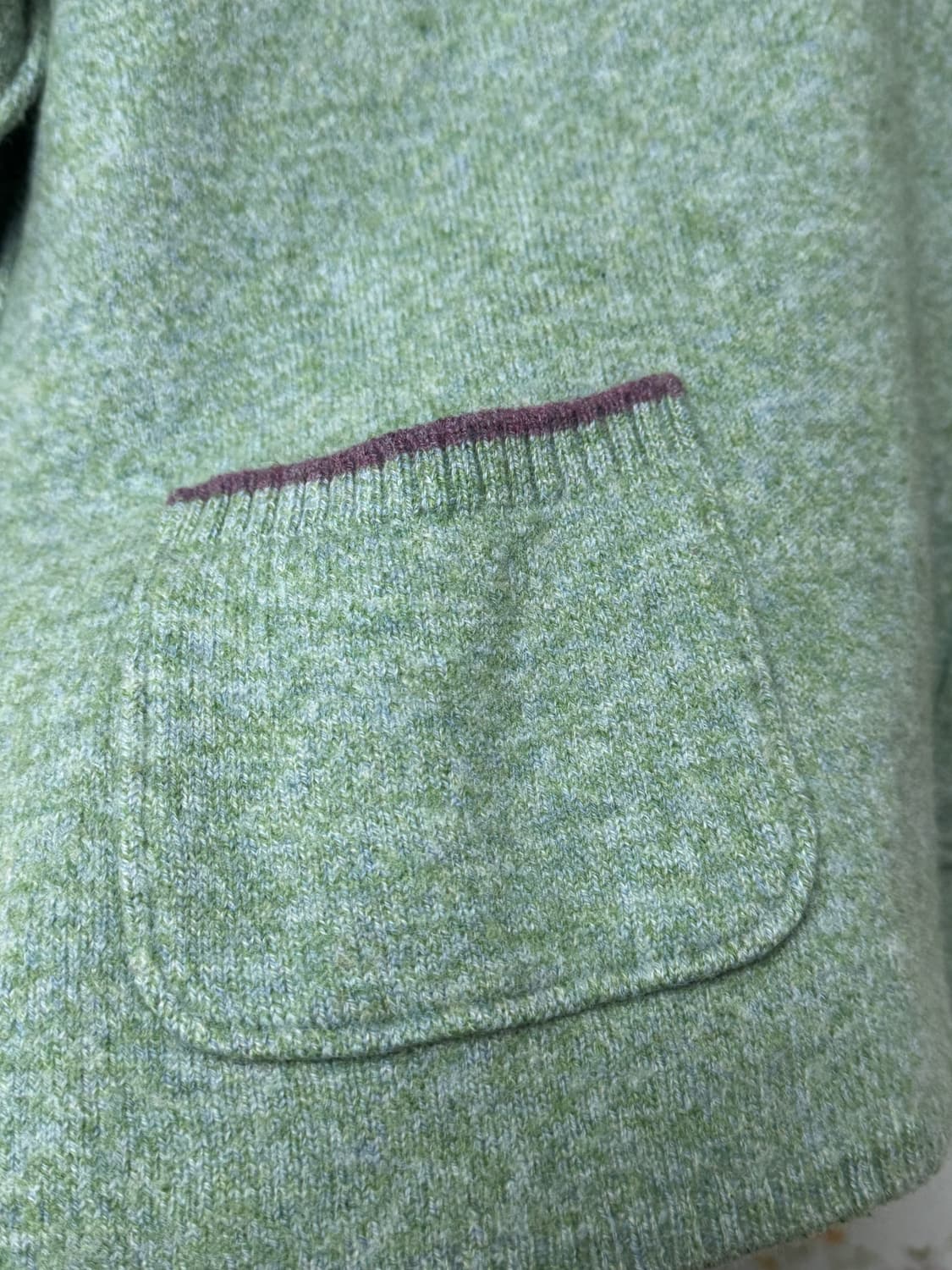 7부 배색 니트 상품이미지3