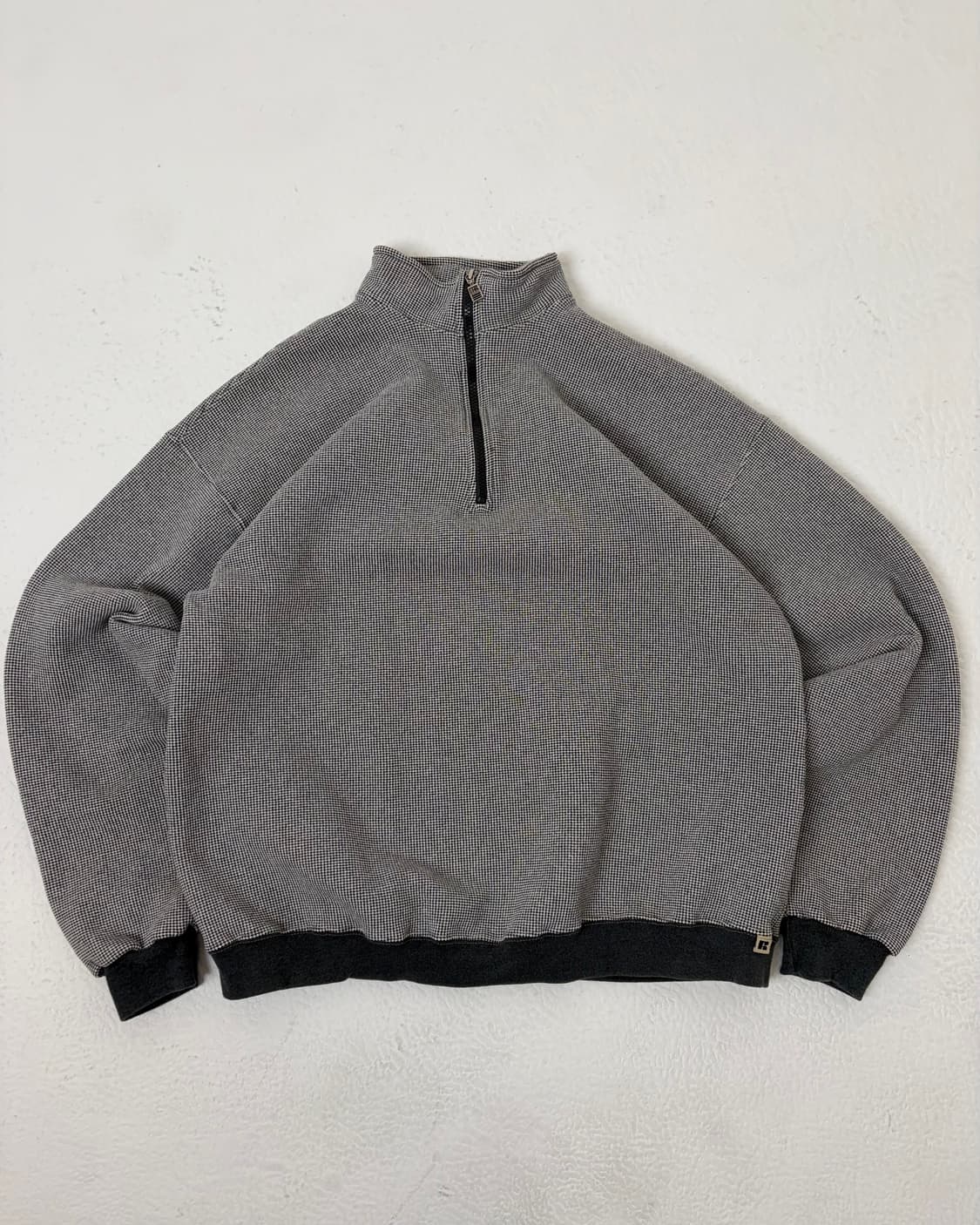 90s Russell Thermal Quarter Sweatshirt  상품이미지1