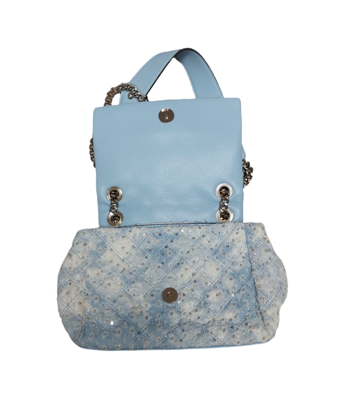 게스 GUESS 미니 플랩 퀼팅백 갸루 핀터깔 상품이미지6