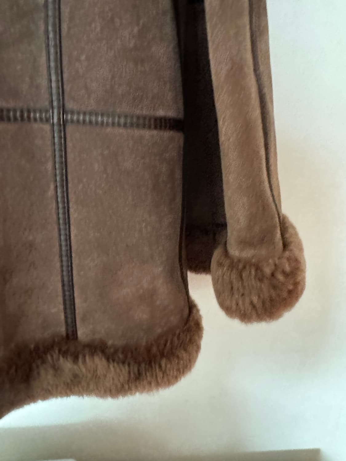 빈티지 퍼트리밍 무스탕 숏코트 상품이미지7