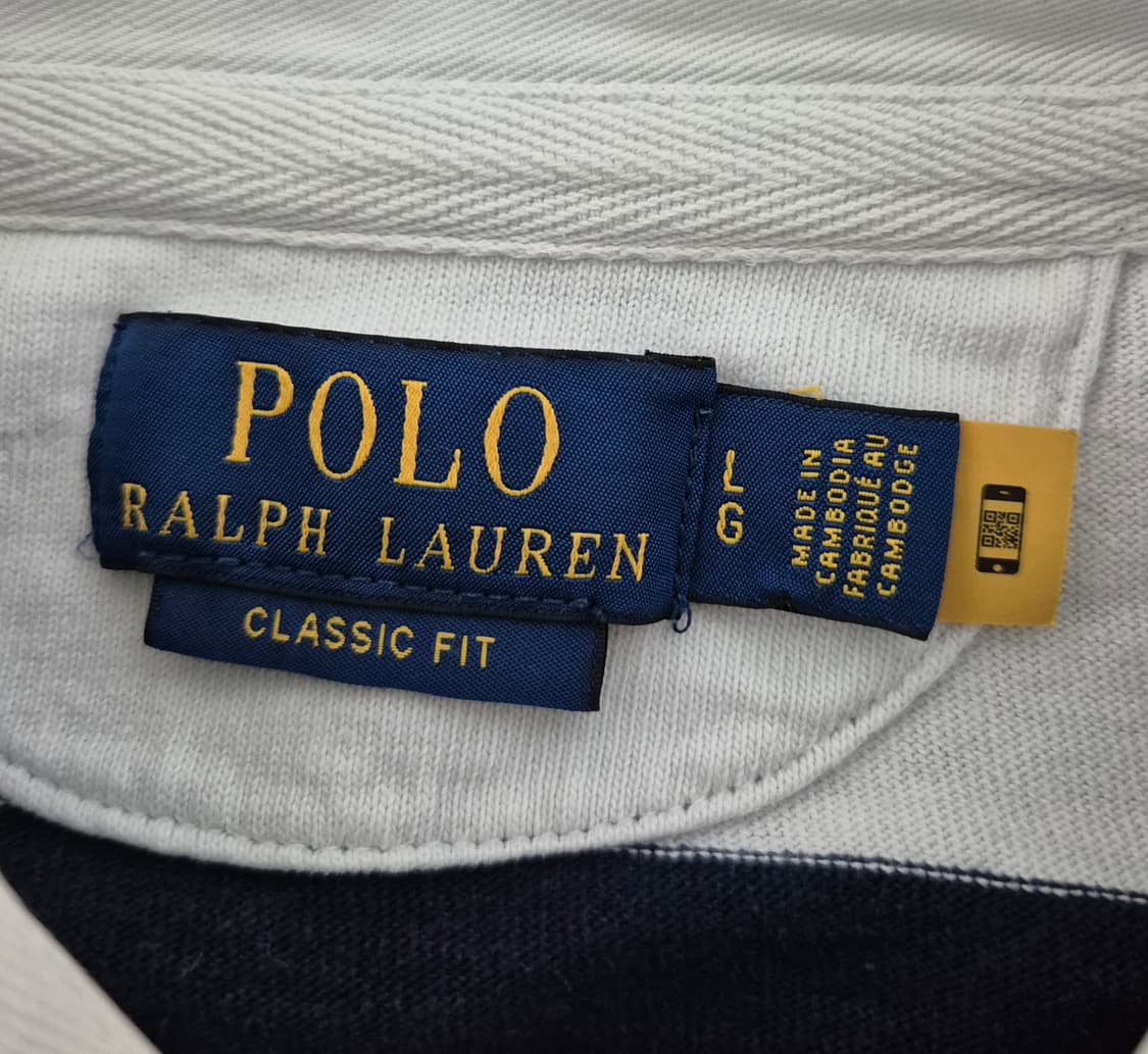 폴로 랄프로렌 신형 스트라이프 럭비티 상품이미지2