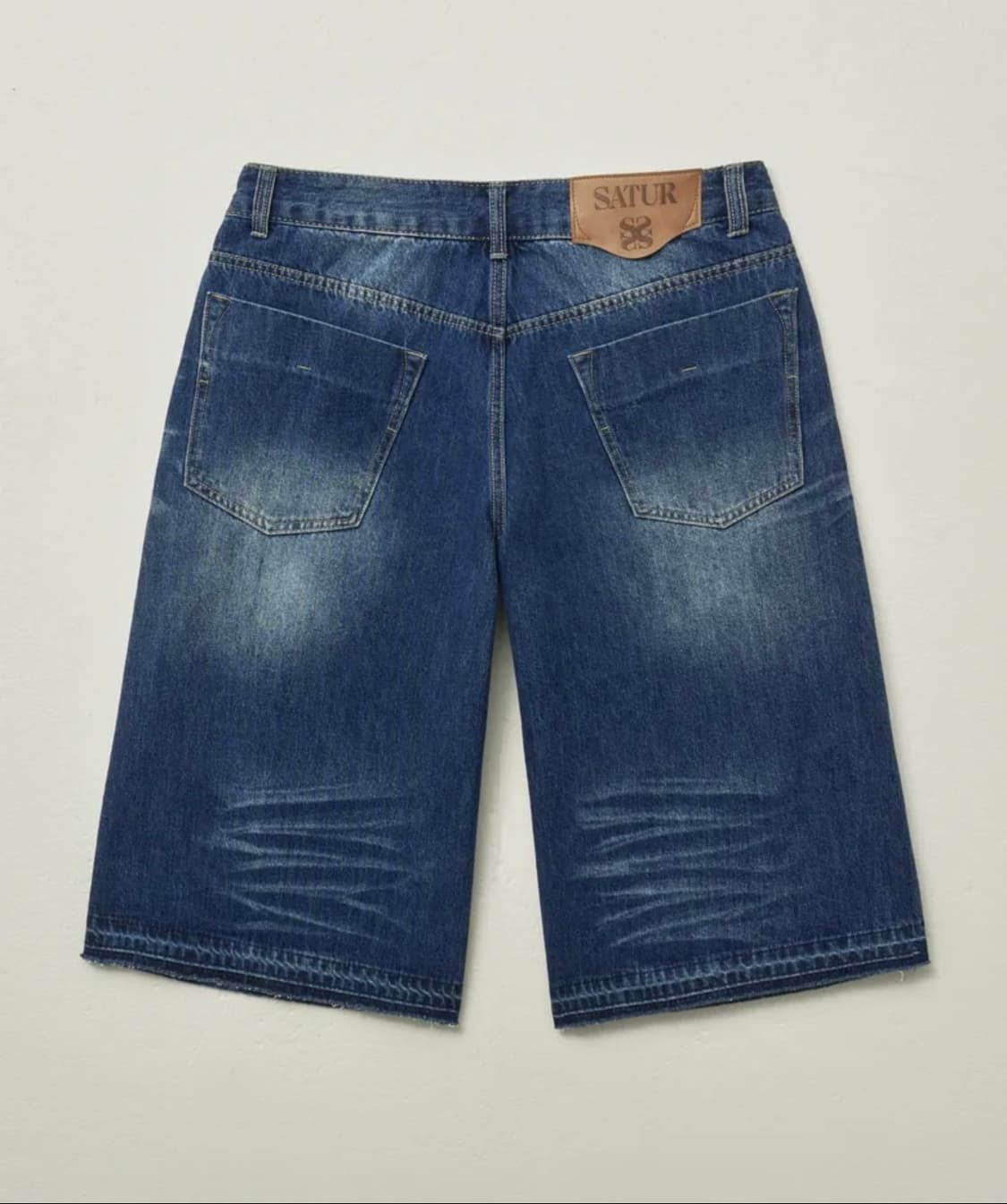 (새상품) 세터 가봉 데님 버뮤다 팬츠 인디고 블루 L  상품이미지7