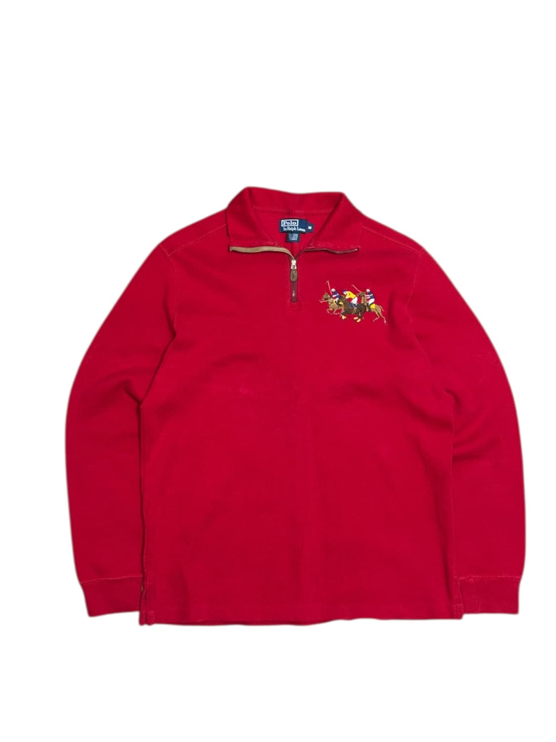 폴로 랄프로렌 멀티포니 자수로고 반집업 니트 상품이미지1