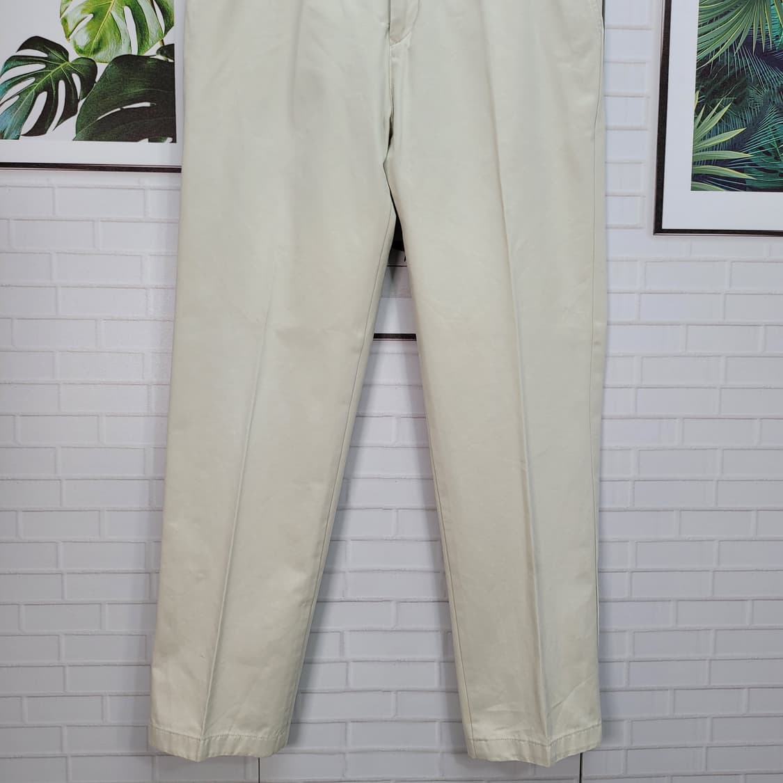 버버리 런던 자수 로고 코튼 팬츠 바지 32인치 상품이미지3