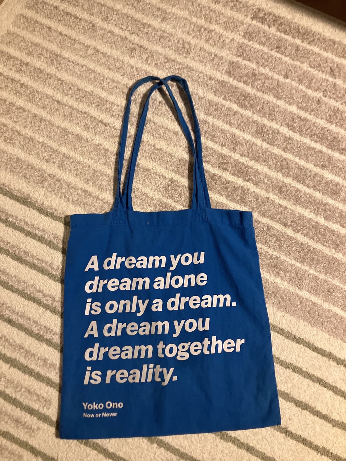 모마 MOMA x 오코 요노 블루 에코백 숄더백 가방 상품이미지3