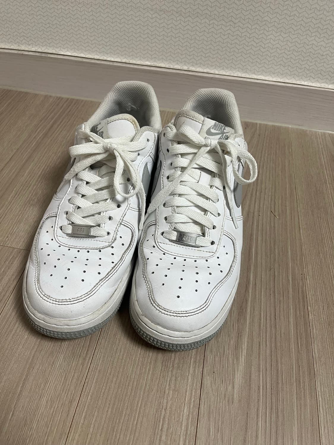 나이키 에어포스 화이트그레이(260) 상품이미지4