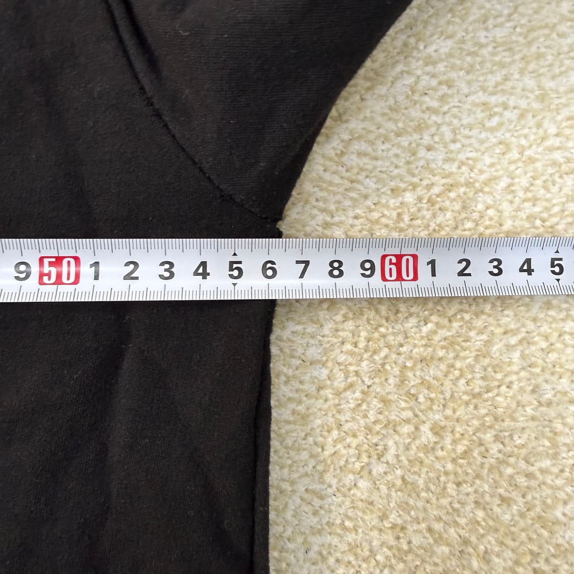 실측확인 고급 블랙 긴팔티 0203T 상품이미지5