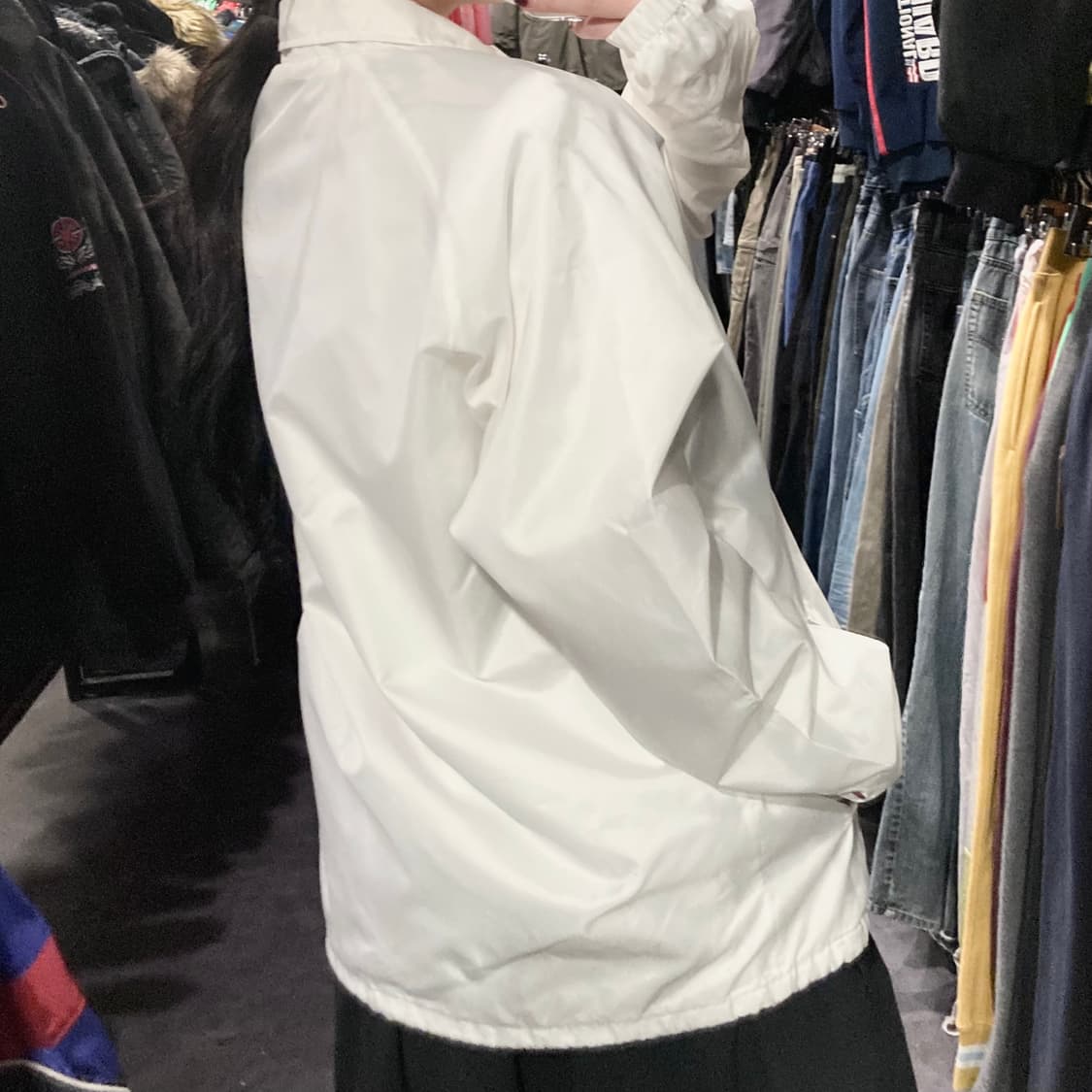 [IM]챔피온 화이트 코치자켓 상품이미지6