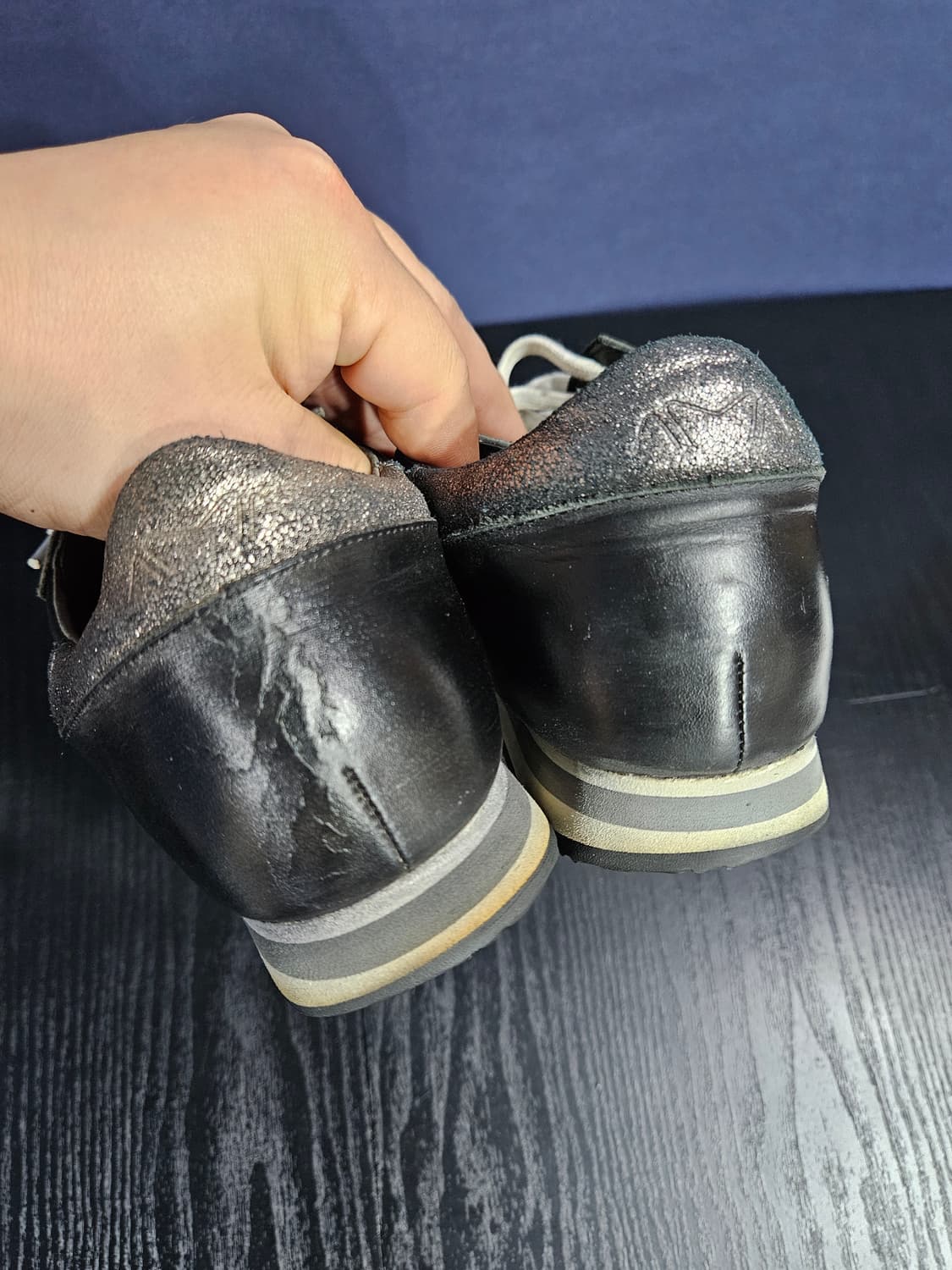 AMA 블랙 남성 42 스니커즈  상품이미지8