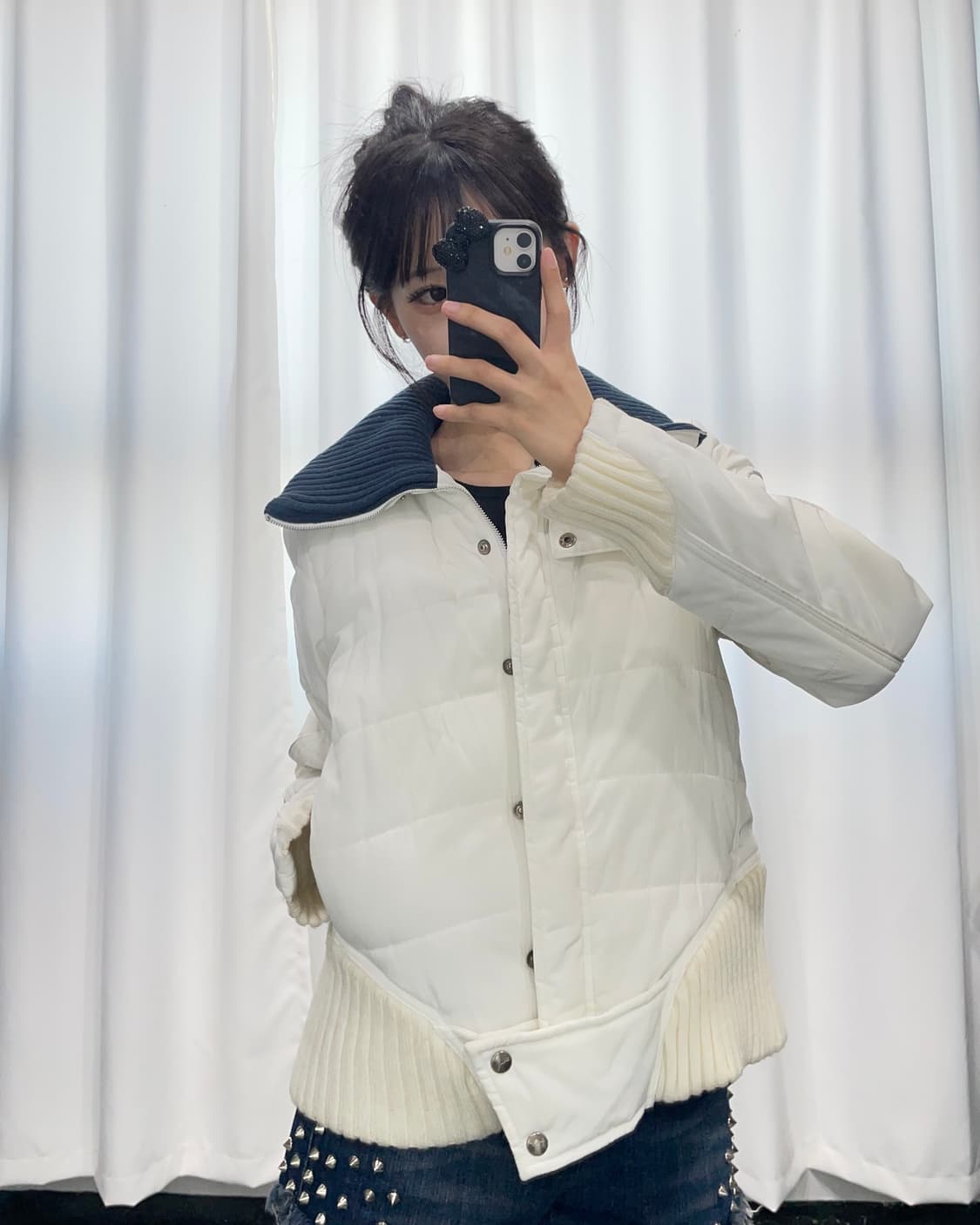 🎸화이트 패딩🎸 상품이미지3