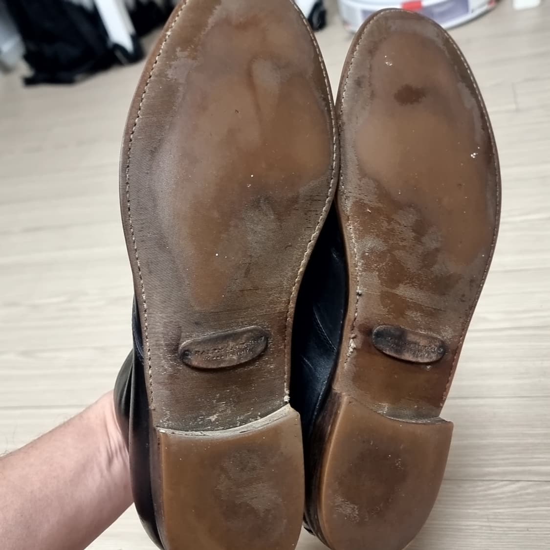 폴로 랄프로렌 블랙 가죽 남성 추카부츠(280) 상품이미지6