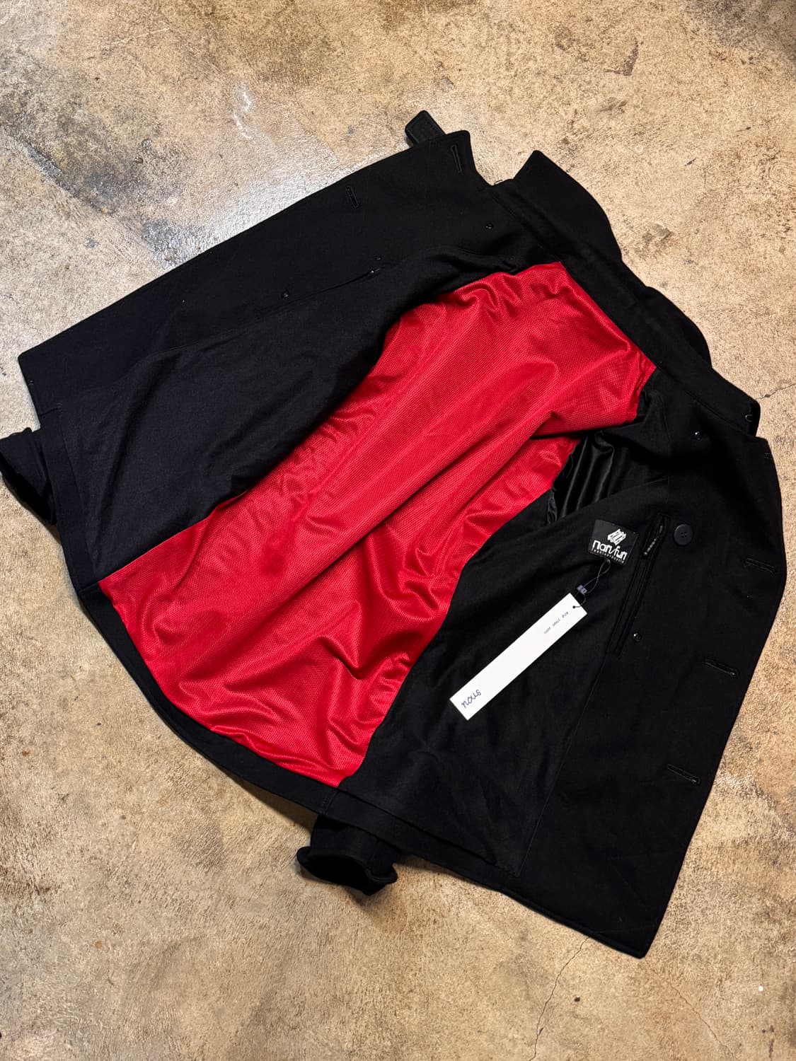 44-66 ) narifuri Pea Coat 상품이미지8