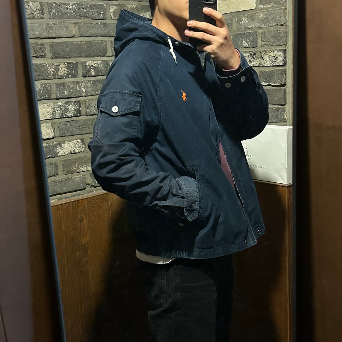 L) 폴로 랄프로렌 썬페이드 네이비 후드 자켓 상품이미지10