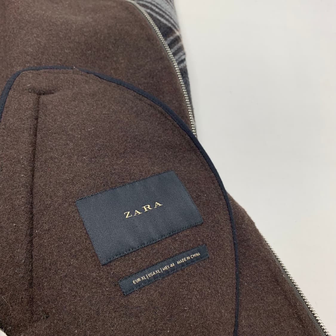 ZARA 자라 체크 모직자켓 상품이미지6