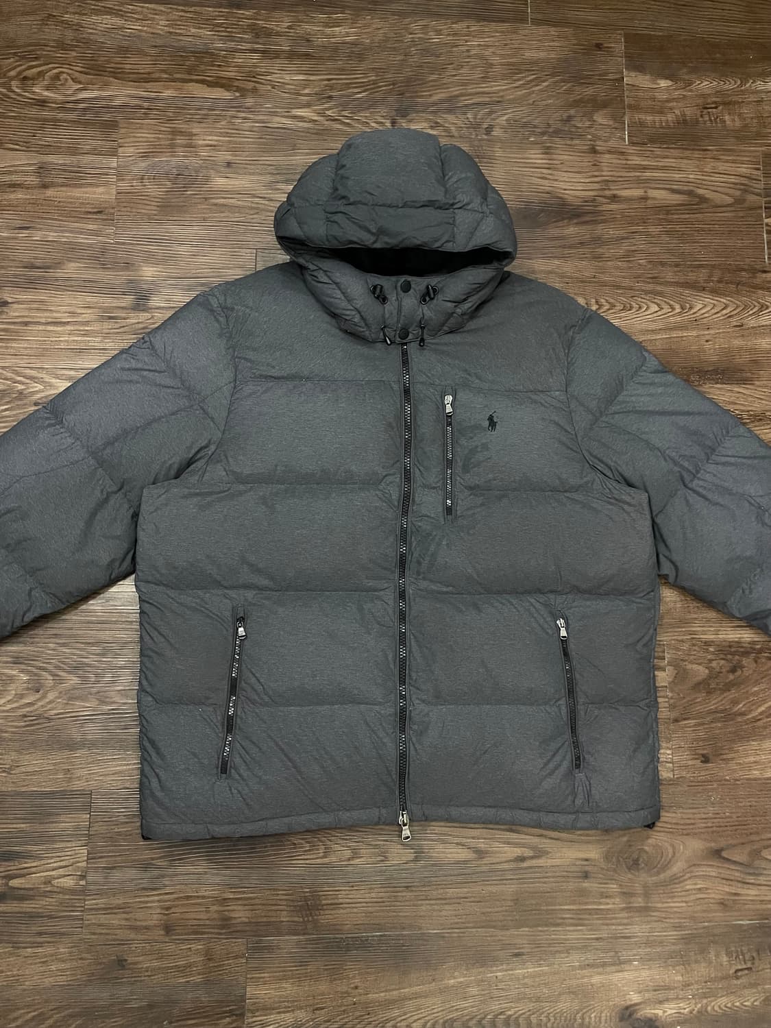 폴로 랄프로렌 덕다운 푸퍼 패딩 자켓 패딩 그레이 상품이미지3