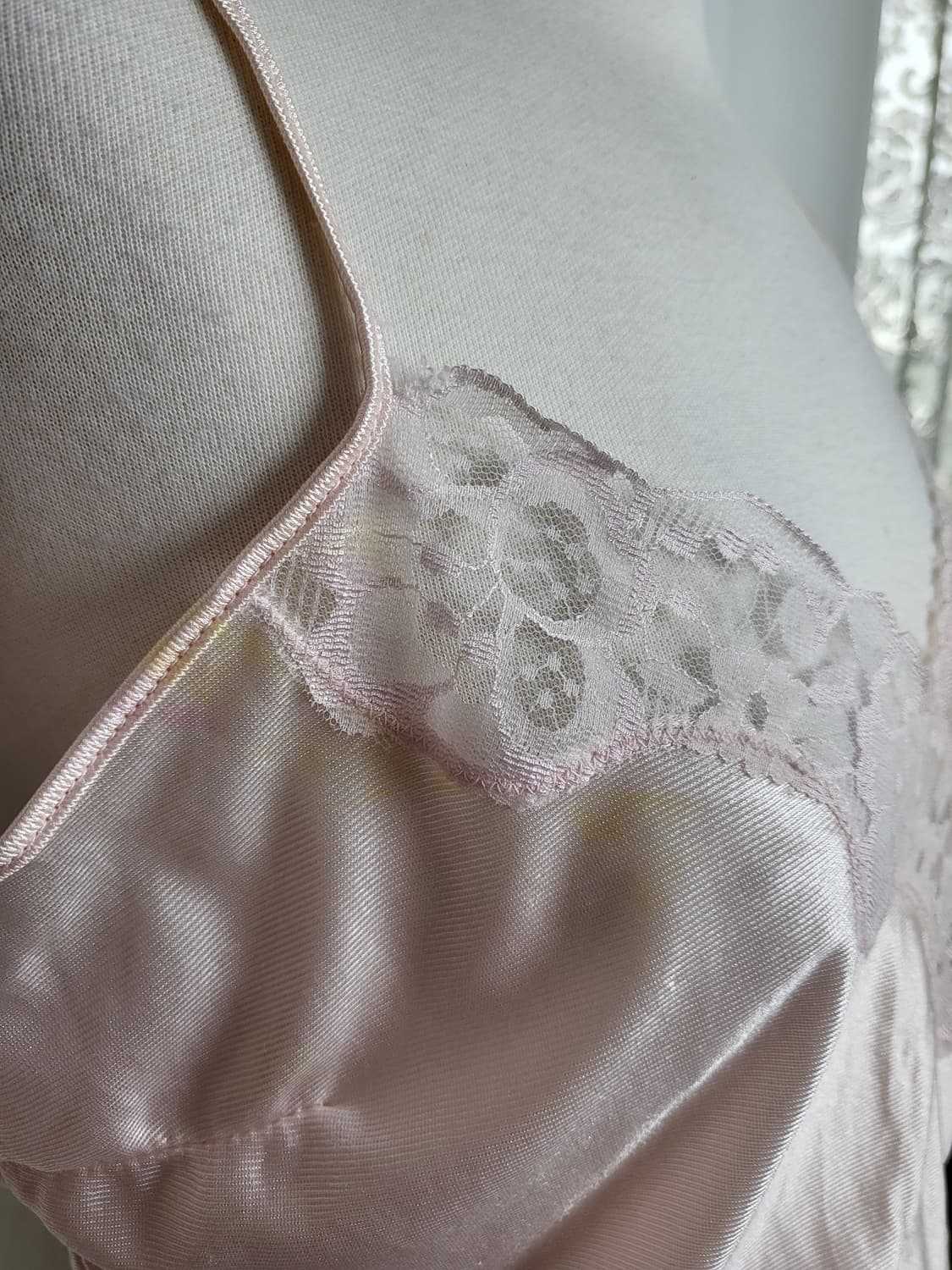 빈티지 레이스 핑크 슬립 바디슈트 상품이미지6