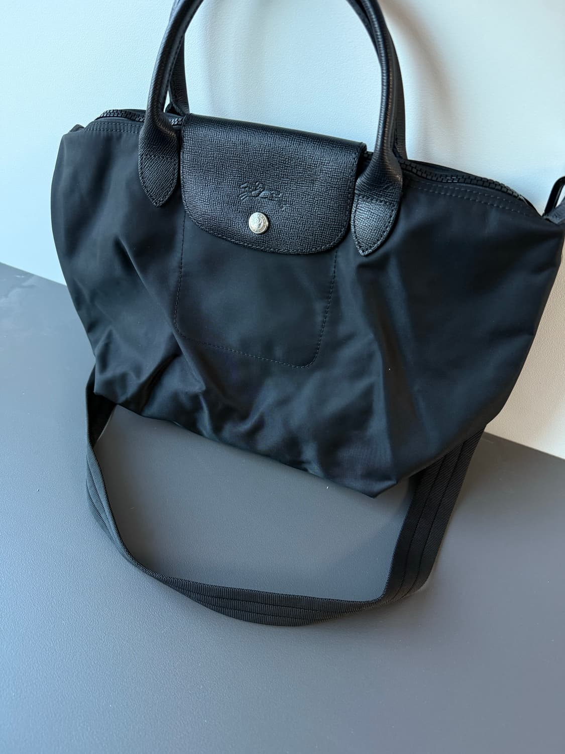 롱샴 르플리아쥬 블랙 네오 스몰 상품이미지1