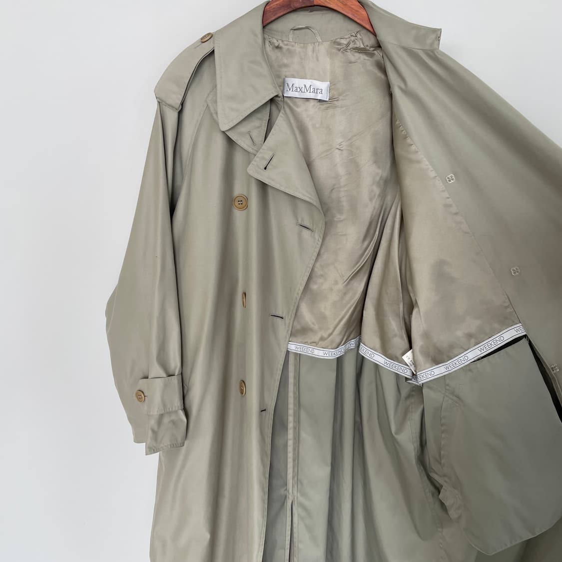 막스마라 더블 트렌치 코트 상품이미지7