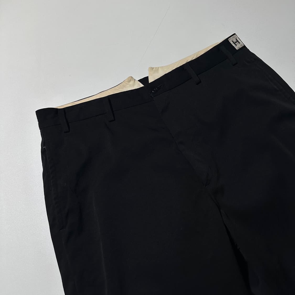 헤리티지플로스 나일론 치노 팬츠 블랙 상품이미지3