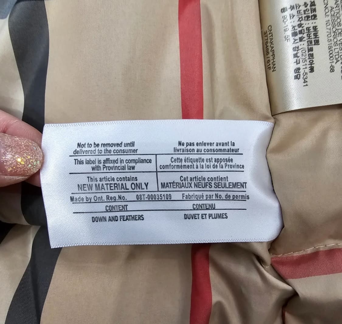 버버리 브릿 여성 패딩 코트 블랙 ~66 상품이미지9