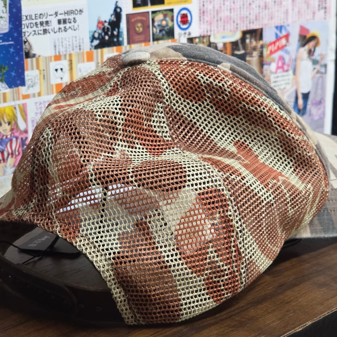 빈티지 밀리터리 카모 메쉬 볼캡 상품이미지6