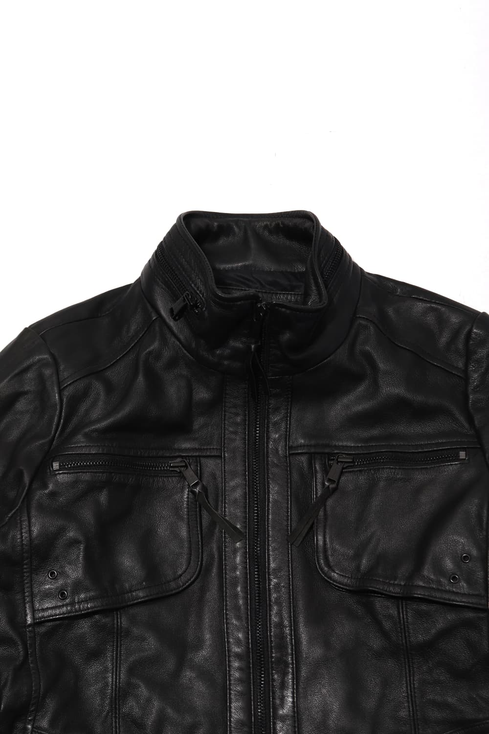 ANDREW MARC 램스킨 싱글 라이더 재킷 women 66 상품이미지3