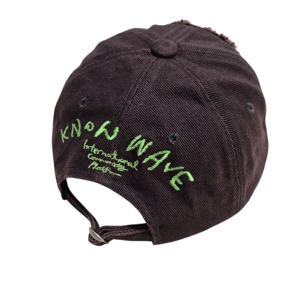 (새상품급) 노우웨이브 브라운 볼캡 모자 상품이미지3