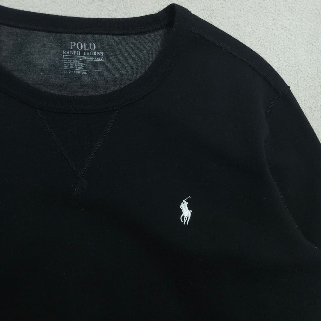 폴로 랄프 로렌 맨투맨 L 블랙 상품이미지2