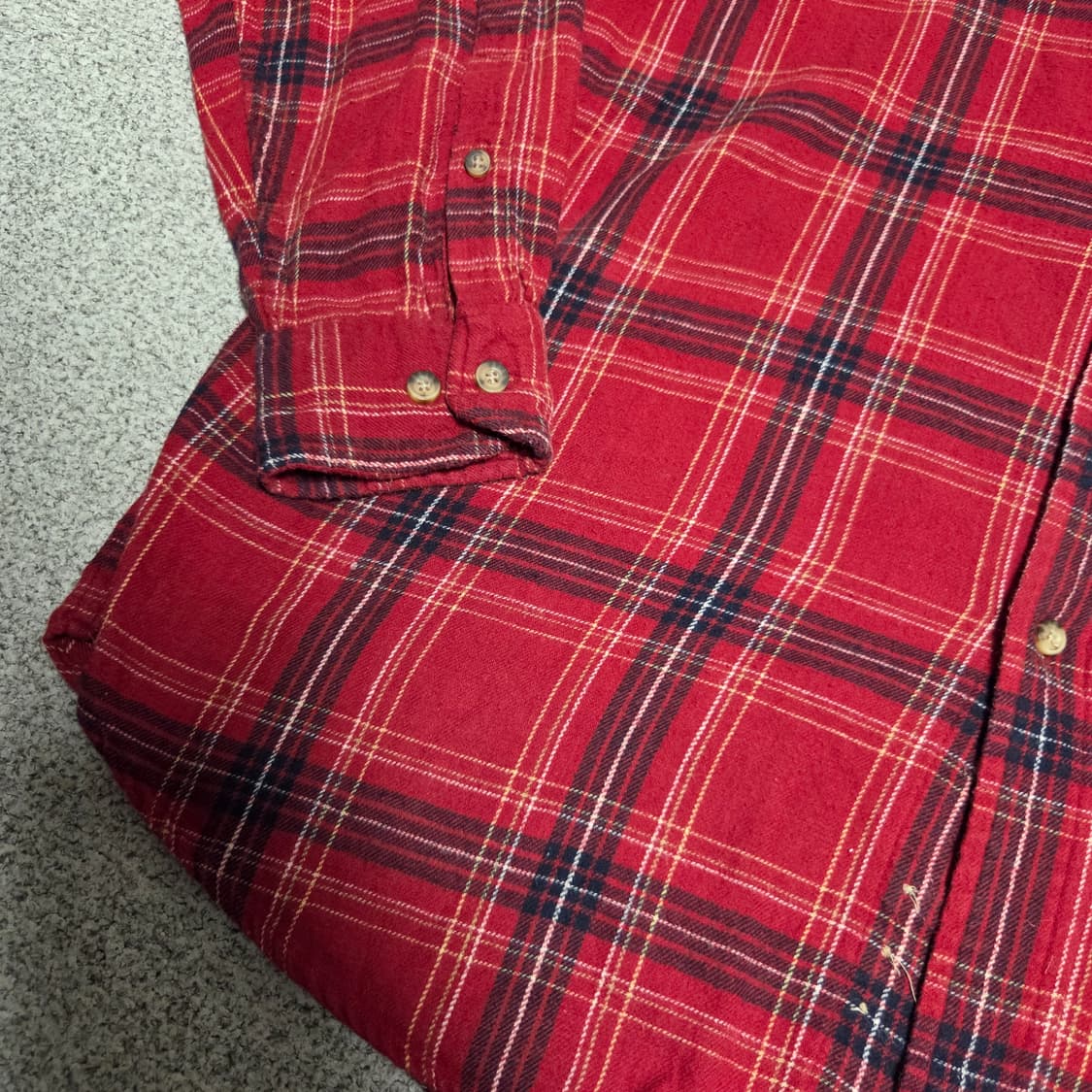 Croft&Barrow 플란넬 체크셔츠 XL(105) 상품이미지4