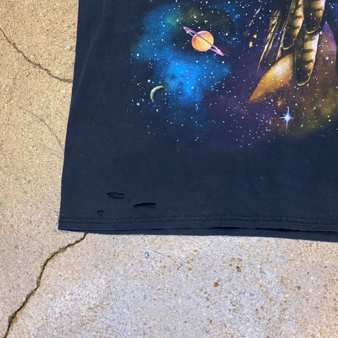 미국 빈티지 스페이스 인디언 포인트 반팔티 락티셔츠 상품이미지4