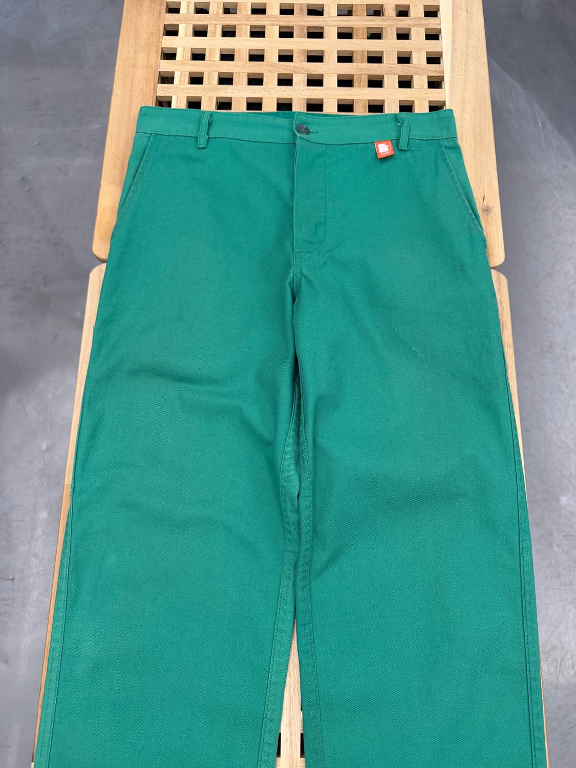 2000s DMD WORKWEAR GREEN FRENCH 프렌치워크팬츠 상품이미지3