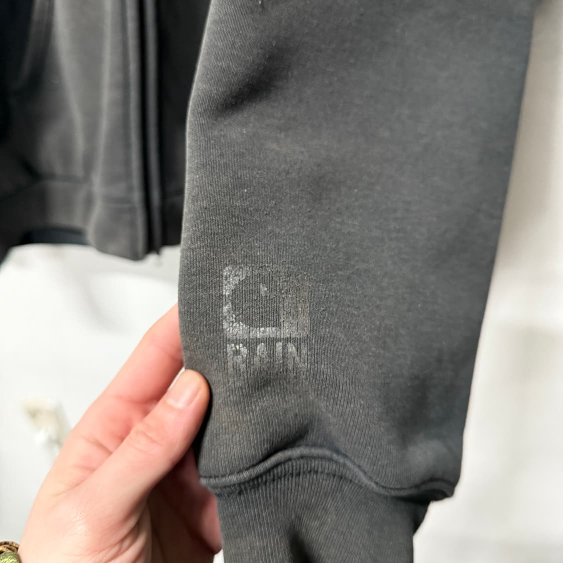 칼하트 빅사이즈 레인디펜더 후드집업 다크 그레이 상품이미지4