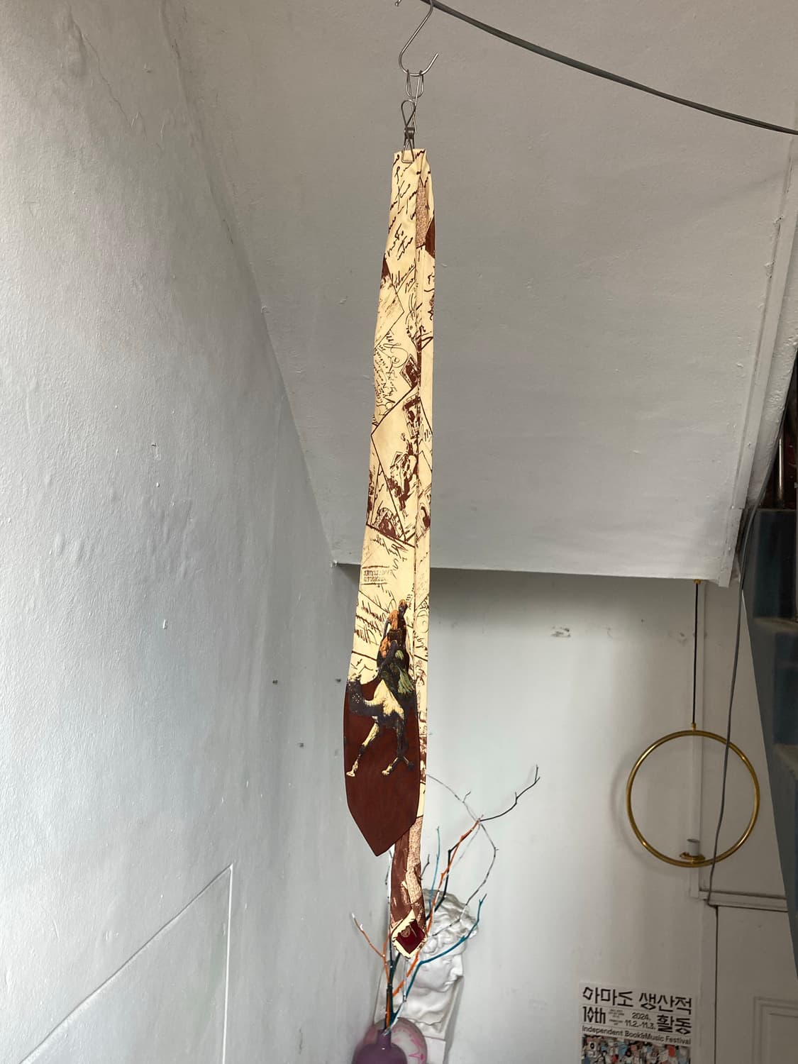 MADE IN ITALY 일라쎄 그래픽 넥타이 상품이미지1