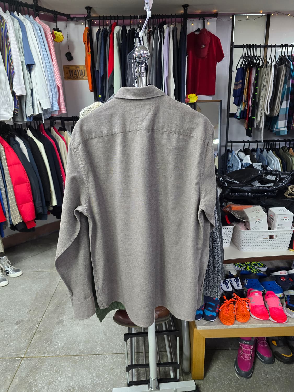 타미힐피거 남성 셔츠 긴팔 그레이 (1405) 상품이미지2