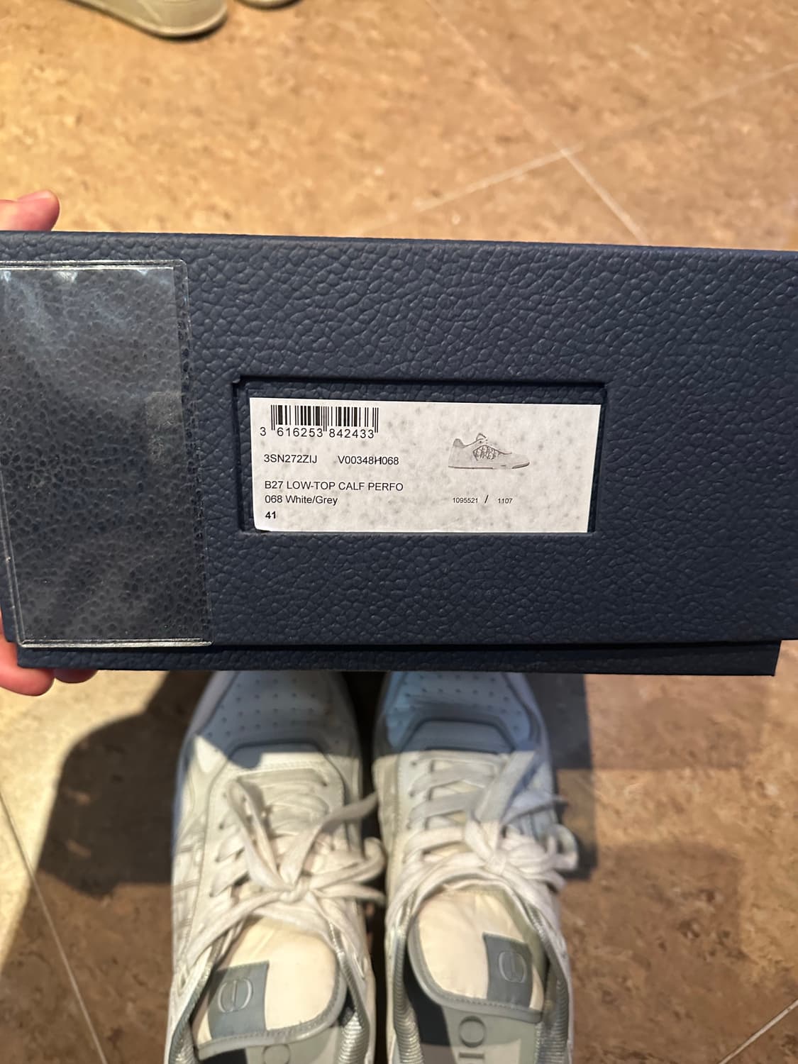 디올 b27 스니커즈 41사이즈(정품) 상품이미지6