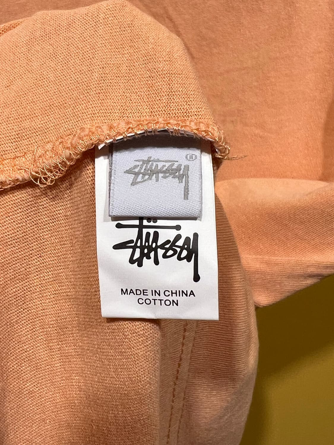 [M,실측XL]스투시 Peach 포켓 반팔티 데드스탁 상품이미지7