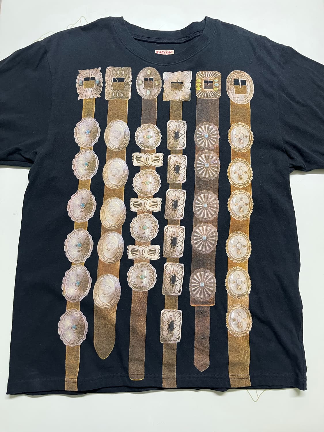 캐피탈 20 크루 티셔츠 블랙 상품이미지2