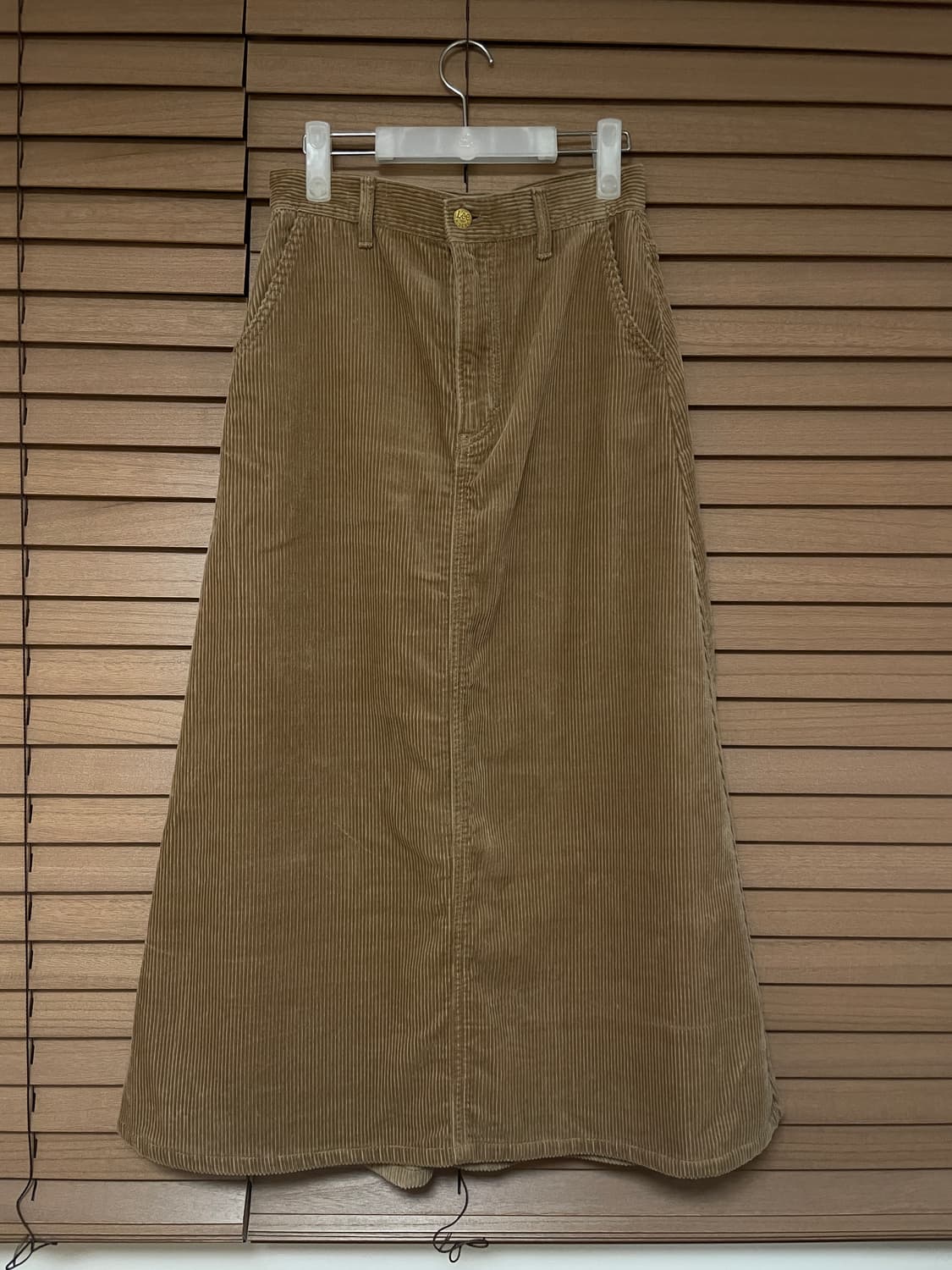 LEE x Vis 코듀로이 맥시 스커트 m 상품이미지1