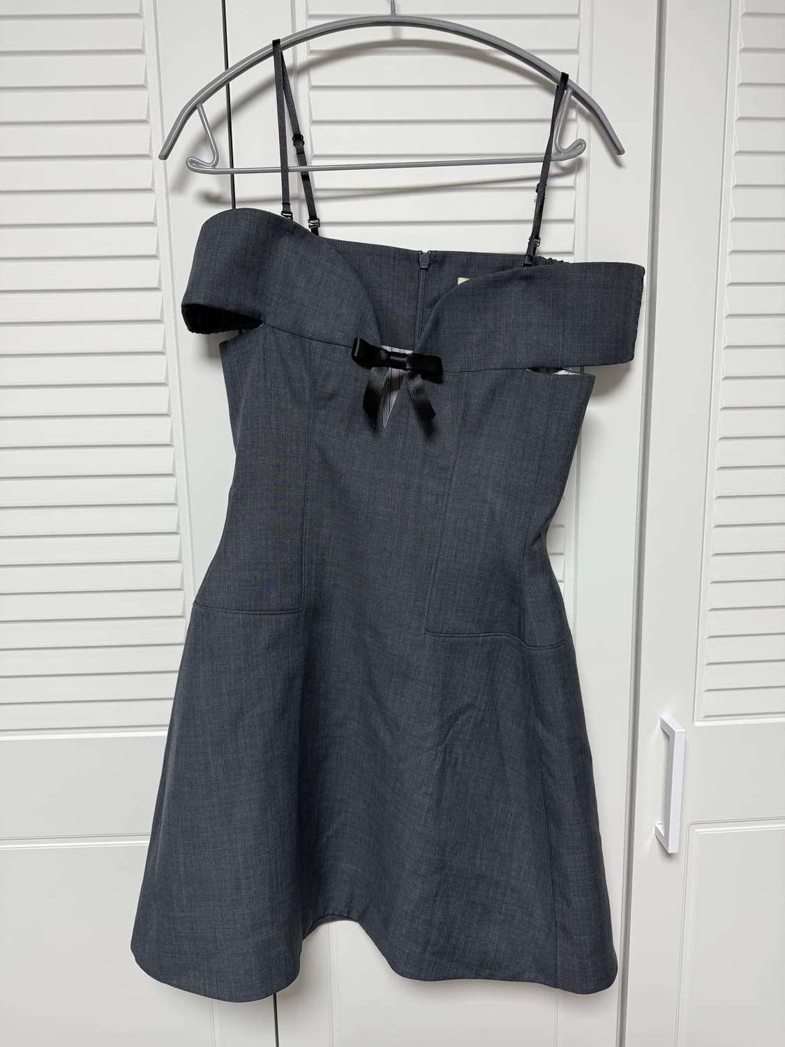 슈슈통 25 FW 커브 원숄더 미니 원피스 상품이미지1