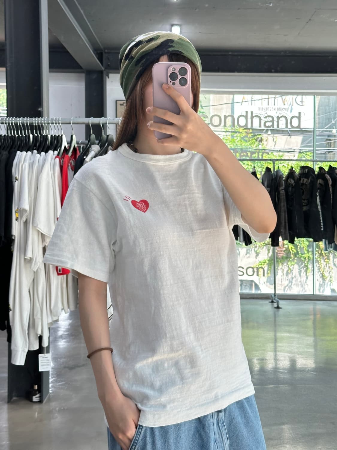 휴먼메이드 x 걸스돈크라이 로고 프린팅 반팔티셔츠 상품이미지4
