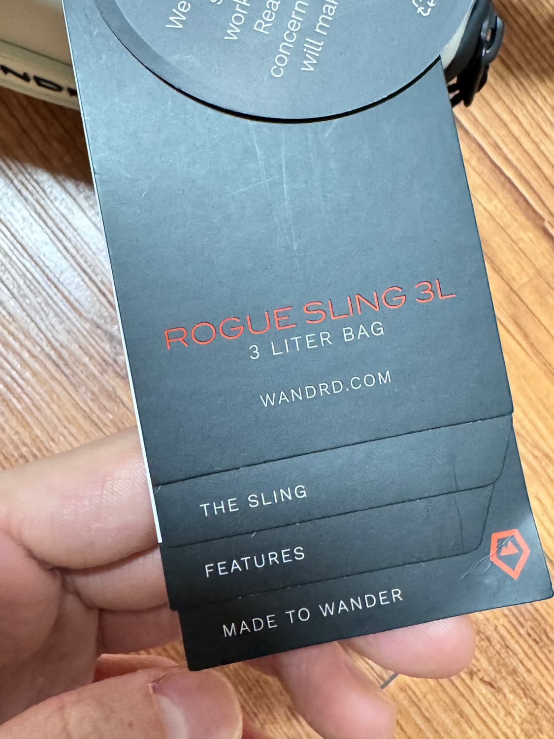 WANDRD 로그 슬링백 3L 새상품 상품이미지2