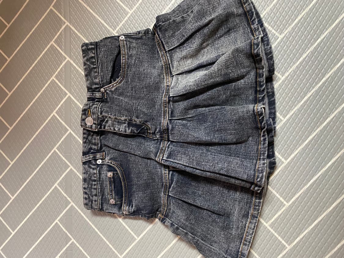 흑청스커트 상품이미지1