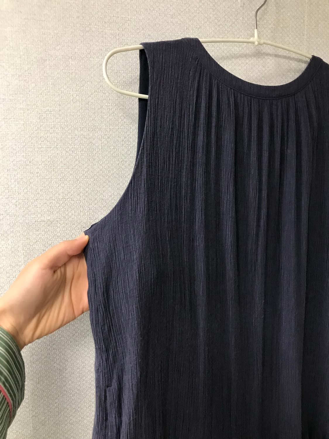 IENA navy long one-piece 네이비 슬리브리스 롱 원피스 상품이미지2