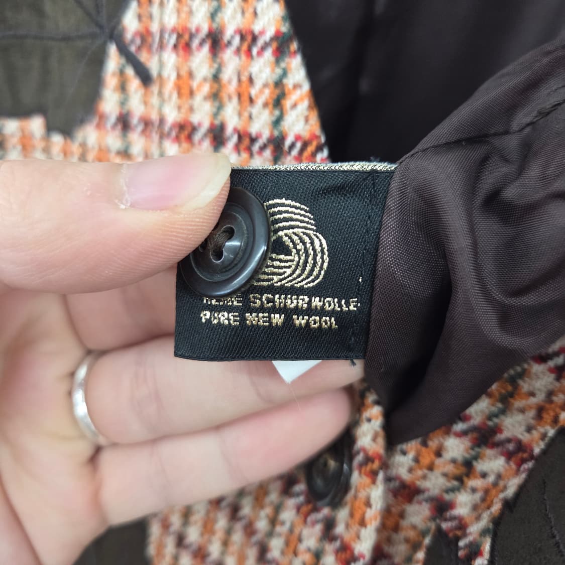 에스카다 체크 패턴 조끼 여성 S 상품이미지4