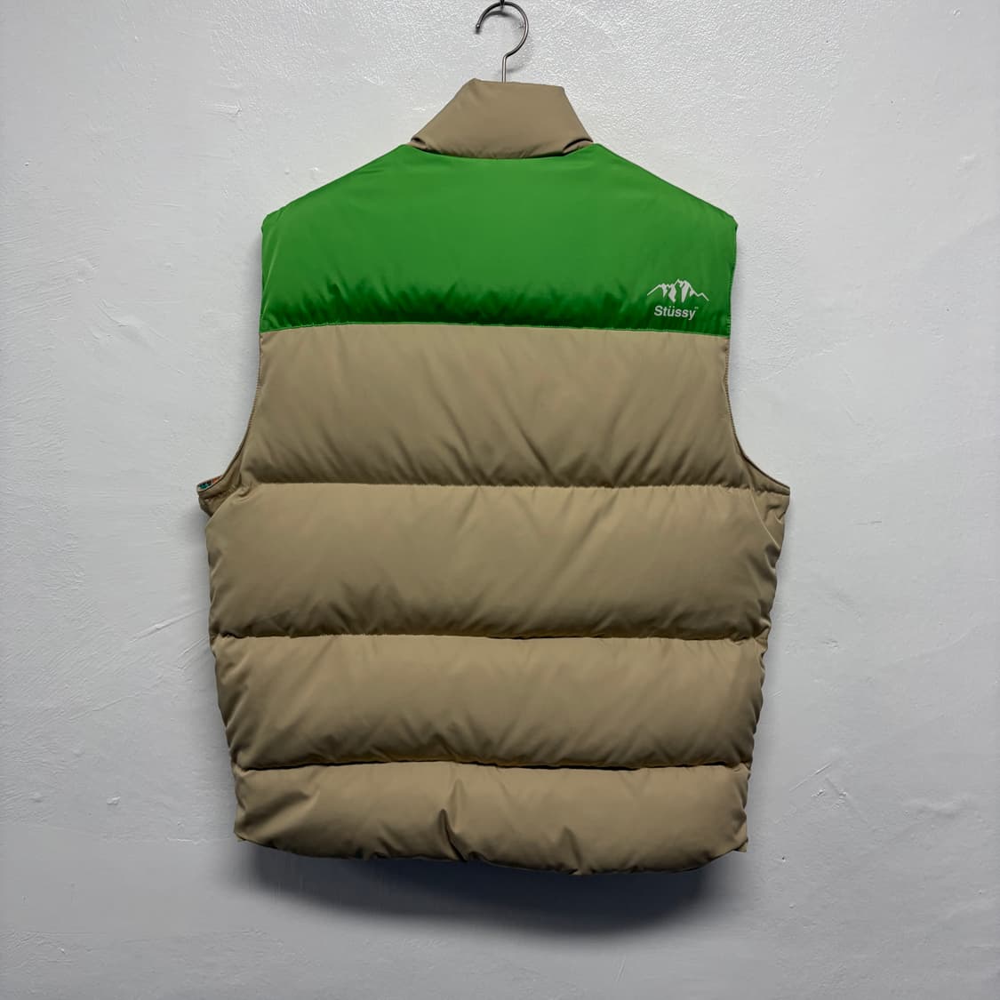 00S 스투시 컬러블럭 다운 베스트 상품이미지2