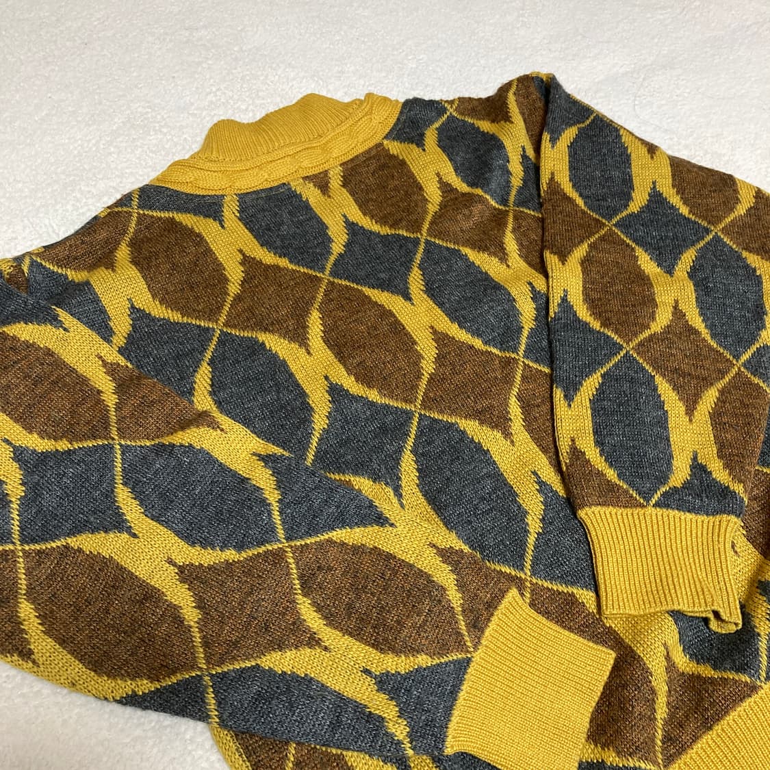 라쿤 패치 레이어드 니트 상품이미지5