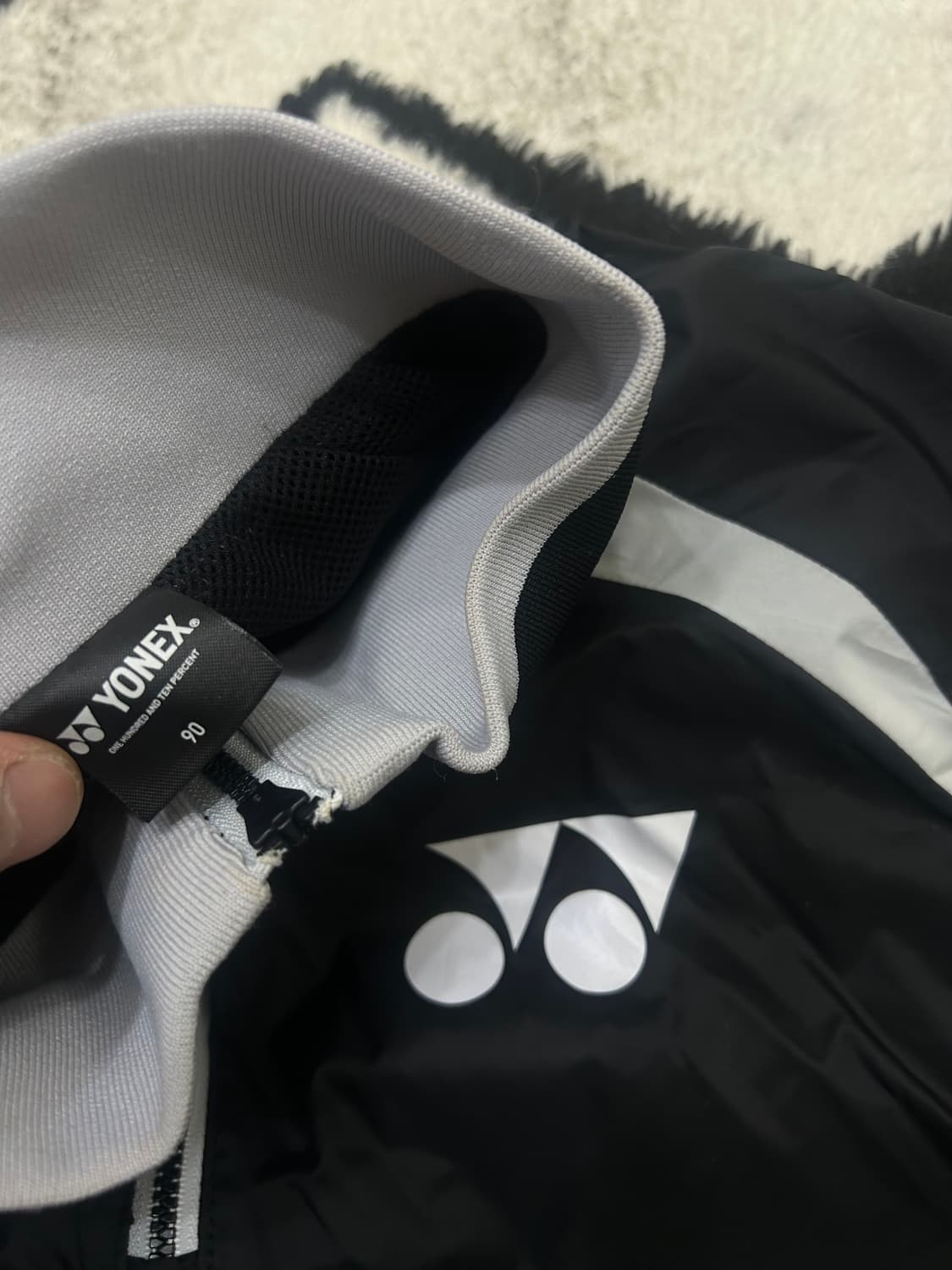 [S]요넥스 반집업 웜업/블랙 상품이미지5